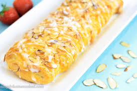Almond Cream Cheese Danish Almonds Cream Cheese Almond Recipes Puff Pastry Desserts
