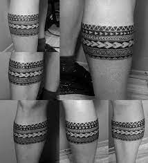 40 Leg Band Tattoo Designs For Men Masculine Ink Ideas Polynesian Leg Tattoo Band Tattoo Designs Leg Band Tattoos