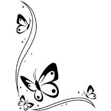 Simple border stock photos and images. Darice Embossing Folder Butterflies Border 4 25 X 5 75 Corner Border Fits Most Machines Butterfly Drawing Colorful Borders Design Page Borders Design