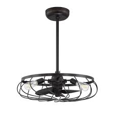 Shop 24 In Indoor Oil Rubbed Bronze Ceiling Fan With Light Overstock 27298813