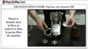 Check spelling or type a new query. Delonghi Dedica Ec680 Espresso Avec Dosettes Ese Youtube