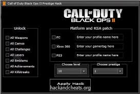 Read the included readme file . Ps3 Xbox Pc Call Of Duty Black Ops 2 Prestige Hack Report Hacks