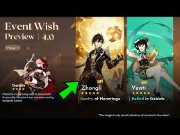 Genshin Impact 1.5 Release Date, Zhongli Banner, 4-Star Characters, Weapon  Banner, And More Leaks