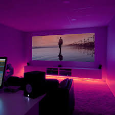 Lifx Z Wi Fi Lightstrip Experience Kit 9 8 Multicolor Lzhc3m1usuc07 Best Buy Theater Room Design Game Room Design Led House