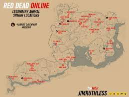 How to hunt legendary animals; Hashtag Rdr2map Sur Twitter