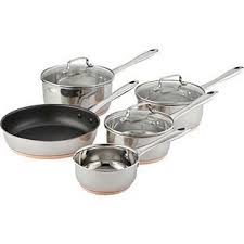 Buy Heart Of House 5 Piece Copper Base Pan Set At Argos Co Uk Your Online Shop For Pan Sets Pan Sets Pan Set Kitchen Equipment