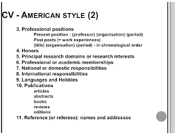 american style resume resume for you