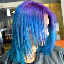 Capelli lilla viola blu instagram. Portfolio De Marsela Pupa Hair Spa Viola E Blu Sulla Base Blu Sulle Lunghezze E Blu E Verde Acqua Sulle Punte Piega Liscia Su Capelli