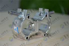 Small Stage Light Hook Dj Party Lighting Clamp Mount Double Truss Clamp Set Of Two Clamps Free To Rotate 360 For Connection Two 50mm Tubes Swivel Coupler