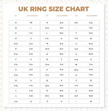 Ring Size Guide Rings Sizes Uk Pomegranate London