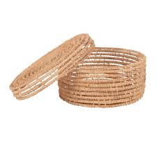 2 Boites Rondes En Fibre De Palmier Maisons Du Monde Maison Du Monde Fibre Objets