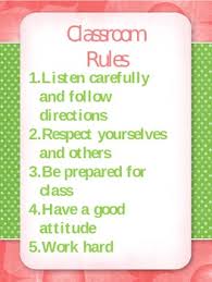 Classroom Rules Rewards And Consequences