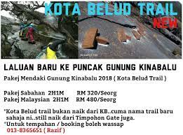 Untuk mendaki gunung tersebut, kita mestilah mempersiapkan diri dari segi mental dan fizikal. Kedaionline333 Pakej Mendaki Gunung Kinabalu 2019