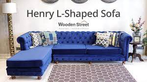 This smaller scaled sectional set features rolled arms, deep button tufting, and loose cushions. L Shape Sofa Design For Living Room 2020 Best Corner Sofa Set Design Wooden Street Youtube