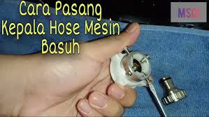 Baking soda dan cuka jika mesin basuh anda mempunyai tetapan tube cleaning, guna kan tetapan tersebut dan masukkan baking soda bersama cuka. Cara Pasang Kepala Hose Mesin Basuh Youtube