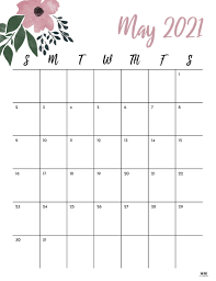 Check out our may wall calendar selection for the very best in unique or custom,. May 2021 Calendars Free Printables Printabulls