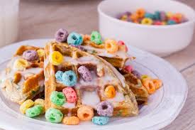 Fruit Loop Waffles Recipe Food Com Recipe Waffle Recipes Food Recipes