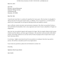 Watch the tone and keep the message concise. Character Reference Letter Example And Writing Tips