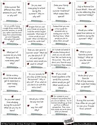 Summer Writing Topics Free Printable Prompts Summer Journal Idea Summer Writing Writing Topics Writing Prompts For Kids