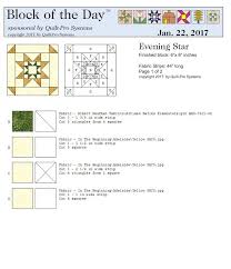 Evening Star Quilt Blocks Quilt Block Patterns Star Quilt Blocks