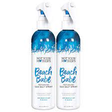 I had to buy a few hair product essentials from ulta, so added this not your mothers beach babe soft waves sea salt spray to my cart and decided to give it a try. Amazon Com Not Your Mother S Beach Babe Texturizing Sea Salt Spray 8 Ounce 2 Count For Easy Textured Beachy Waves Beauty