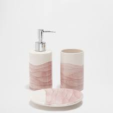 pink ombre ceramic bathroom set pink bathroom accessories pink bathroom bathroom accessories sets