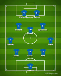 © provided by extra time media. Everton Team News Vs Man City Predicted Line Up Formation Change Gueye Replacement Football Sport Express Co Uk