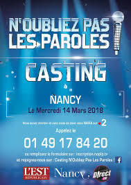 Jeudi 4 mars, dans n'oubliez pas les paroles, fabien haimovici a dévoilé par erreur les paroles de douce france, de charles trenet, que devait trouver la candidate. Dates On Debarque A Metz Et A Nancy Casting N Oubliez Pas Les Paroles Facebook