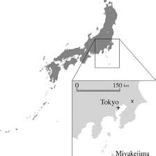 Map of narita (chiba region / japan), satellite view: Map Of Miyakejima Japan Narita Airport X Haneda Airport Download Scientific Diagram