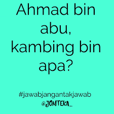 10) bagaimana nak bezakan ikan betina ngan ikan jantan? Ahmad Bin Abu Kambing Bin Apa