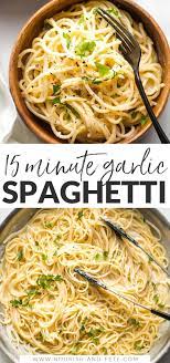 Creamy Garlic Butter Spaghetti Recipe Easy Pasta Recipes Full Meal Recipes Quick Pasta Recipes