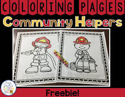 If your child isn't ready for reading yet, of course you can still use the coloring pages just fine n loved them! Fern S Freebie Friday Free Community Helpers Color For Fun Fern Smith S Classroom Ideas