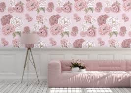 One of the best high quality wallpapers site! La Rochelle Florals Removable Phototex Wallpaper Full Half Walls Blond Noir