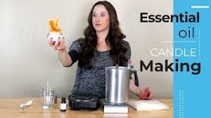 Making candles at home allows you to choose the scent and appearance of your candles. How To Make Essential Oil Candles Aromatherapy Essential Oil Candle Making Diy Youtube