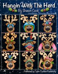 Hangin With The Herd Decorative Painting Book By Sharon Etsy Painted Books Diy Christmas Paintings Decorative Painting