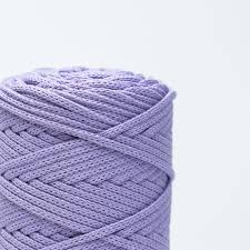 Хлопковый Шнур для вязания ШХ_13 Сиреневый, 4мм100м, хлопок - купить в  интернет-магазине Хобби-Т по доступной цене