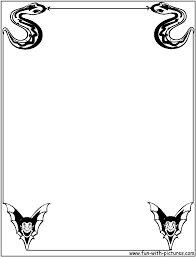 Moore's board printables to color on pinterest. Halloween Borders Coloring Pages Free Printable Colouring Pages For Kids To Print And Color In