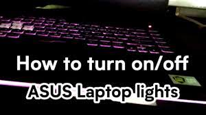 Asus gaming laptop keyboard lightall games. Turn On Off Keyboard Lights Asus Rog Strix G Youtube