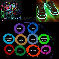 1m2m 3m 5m El Wire Waterproof Led Strip Light Neon Light Glow Light Line Rope Tube Cable Battery Controller Party Car Decoration Waterproof Led Waterproof Led Strip Lightwaterproof Led Strip Aliexpress