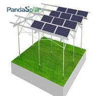 Custom HDG Carbon Steel Solar Panel Mounting System Ground ...