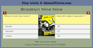 I'm sorry if this seems rude to you, but i bet $1000 that you can't score 100% on this random knowledge movie and tv trivia quiz this is for people who have a special relationship with their. Trivia Quiz Brooklyn Nine Nine