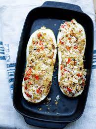 Stuffed Marrows Recipe Delicious Magazine Recipe Marrow Recipe Stuffed Marrow Recipes