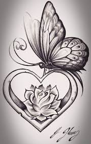 Black And Grey Butterfly Tattoo Designs Pin By Marietjie Steenkamp On Tatoos Rose And Butterfly Tattoo Tattoos Butterfly Tattoo Designs