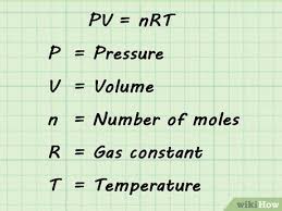 The ideal gas law formula states that pressure multiplied by volume is equal to moles times the universal gas constant times temperature. 3 Ways To Measure Density Of Gases Wikihow
