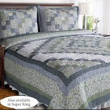 Maybe you would like to learn more about one of these? Blue Ridge Valley Green And Blue Patchwork Quilt