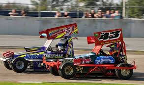 Aaron Terpstra (9) Nederlands Kampioen Stockcar Micro F2