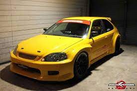 Widebody Ek9 By Mm Honda Voiture Sportive Belle Voiture Honda