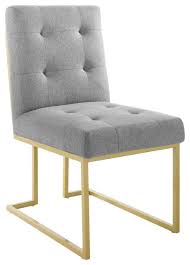 Maybe you would like to learn more about one of these? Privy Gold Stainless Steel Upholstered Fabric Dining Accent Chair Contemporary Dining Chairs By Uber Bazaar Houzz
