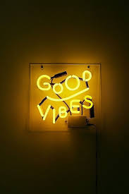 Good Vibes Neon Light In 2020 Aesthetic Colors Yellow Aesthetic Yellow Wallpaper