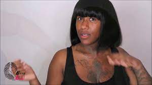 Side part sew in bob. Chinese Bang Bob Sew In Beautyful Desires Hair Youtube
